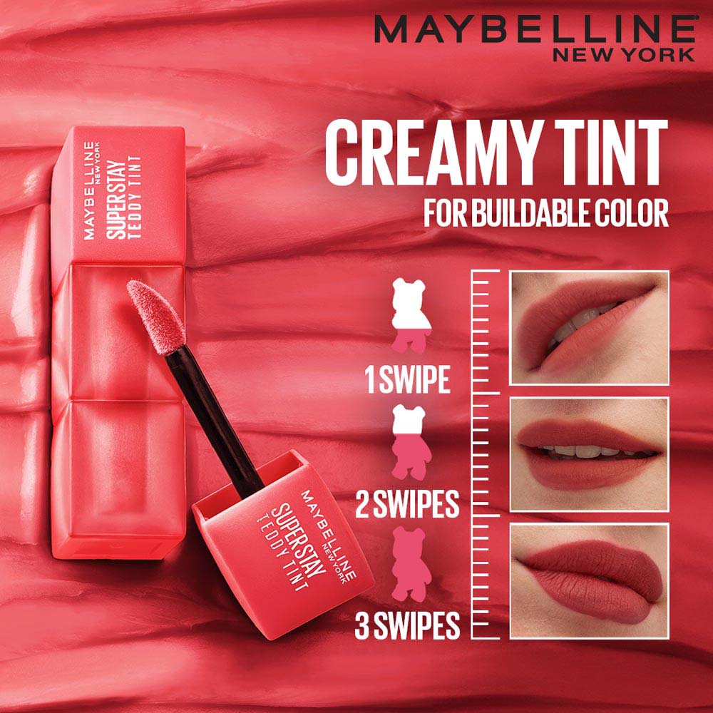 Maybelline New York Superstay Teddy Tint - Lip And Cheek Color - Baby Tee, 5ml Buy at Indicrest Image 6