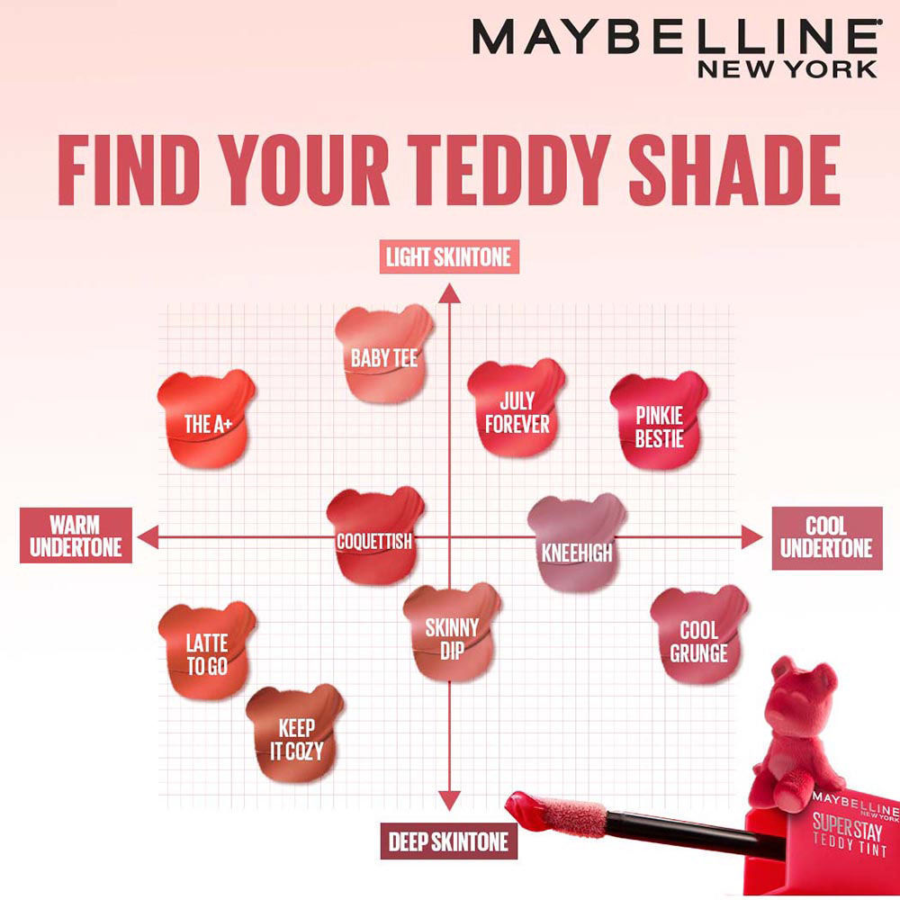 Maybelline New York Superstay Teddy Tint - Lip And Cheek Color - Baby Tee, 5ml Buy at Indicrest Image 8