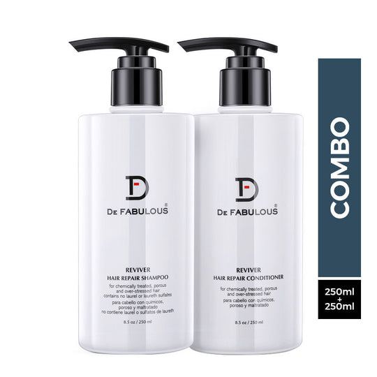 De Fabulous Reviver Hair Repair Shampoo + Conditioner, 2 PCs, Buy from Indicrest
