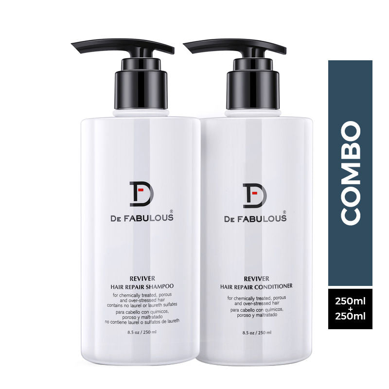 De Fabulous Reviver Hair Repair Shampoo + Conditioner, 2 PCs, Buy from Indicrest
