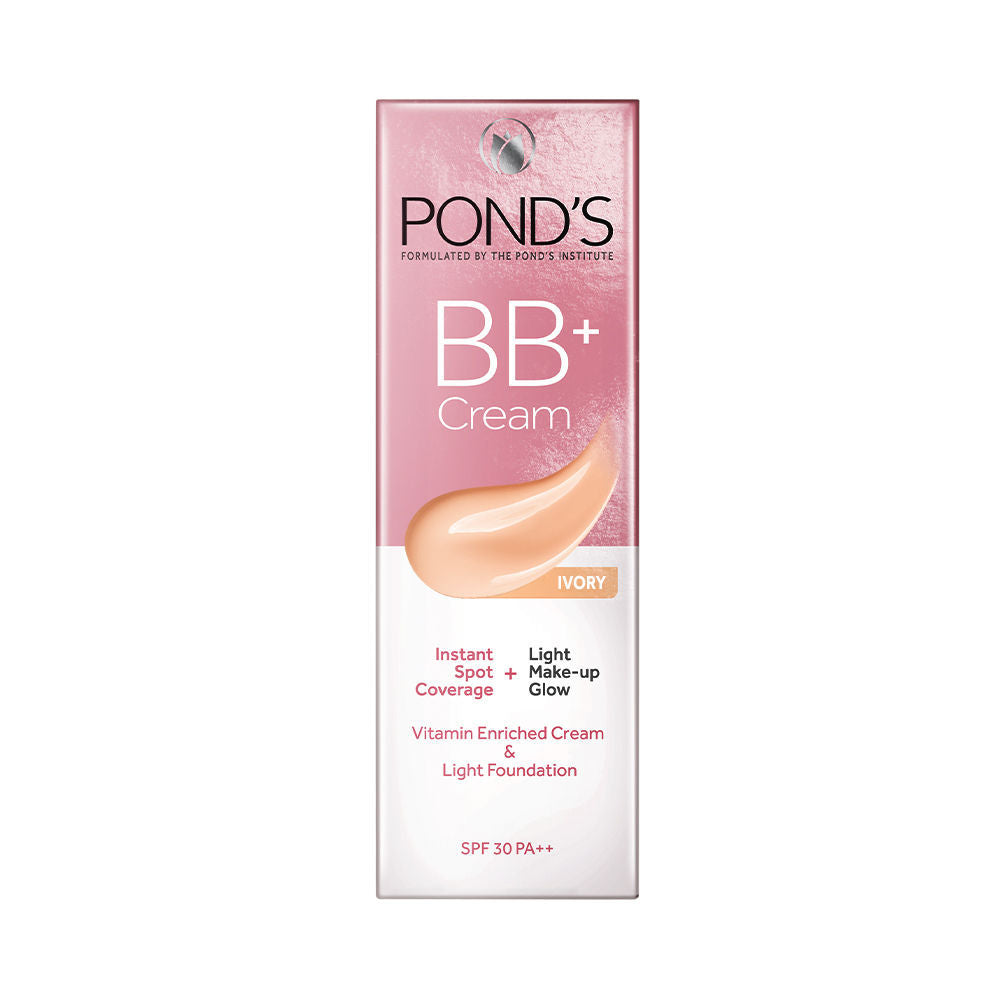 Pond’s BB+ Cream Instant Spot Coverage + Light Make-up Glow Ivory - 9, 9g Buy at Indicrest Image 2