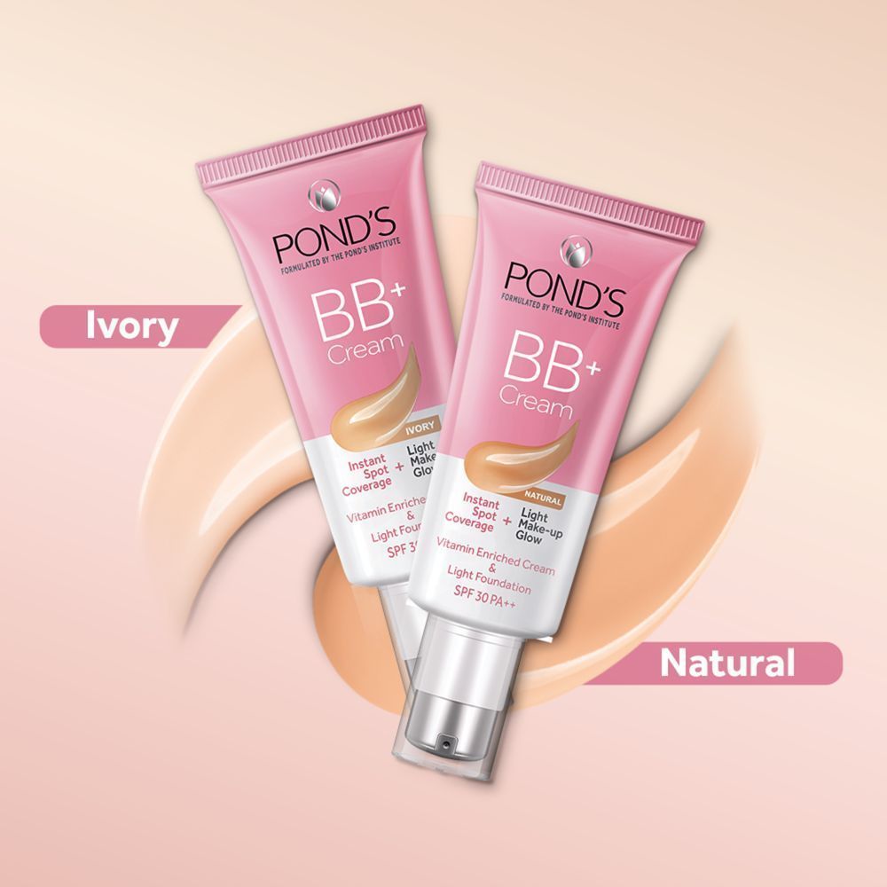 Pond’s BB+ Cream Instant Spot Coverage + Light Make-up Glow Ivory -SPF 30 PA++, 30g Buy at Indicrest Image 12