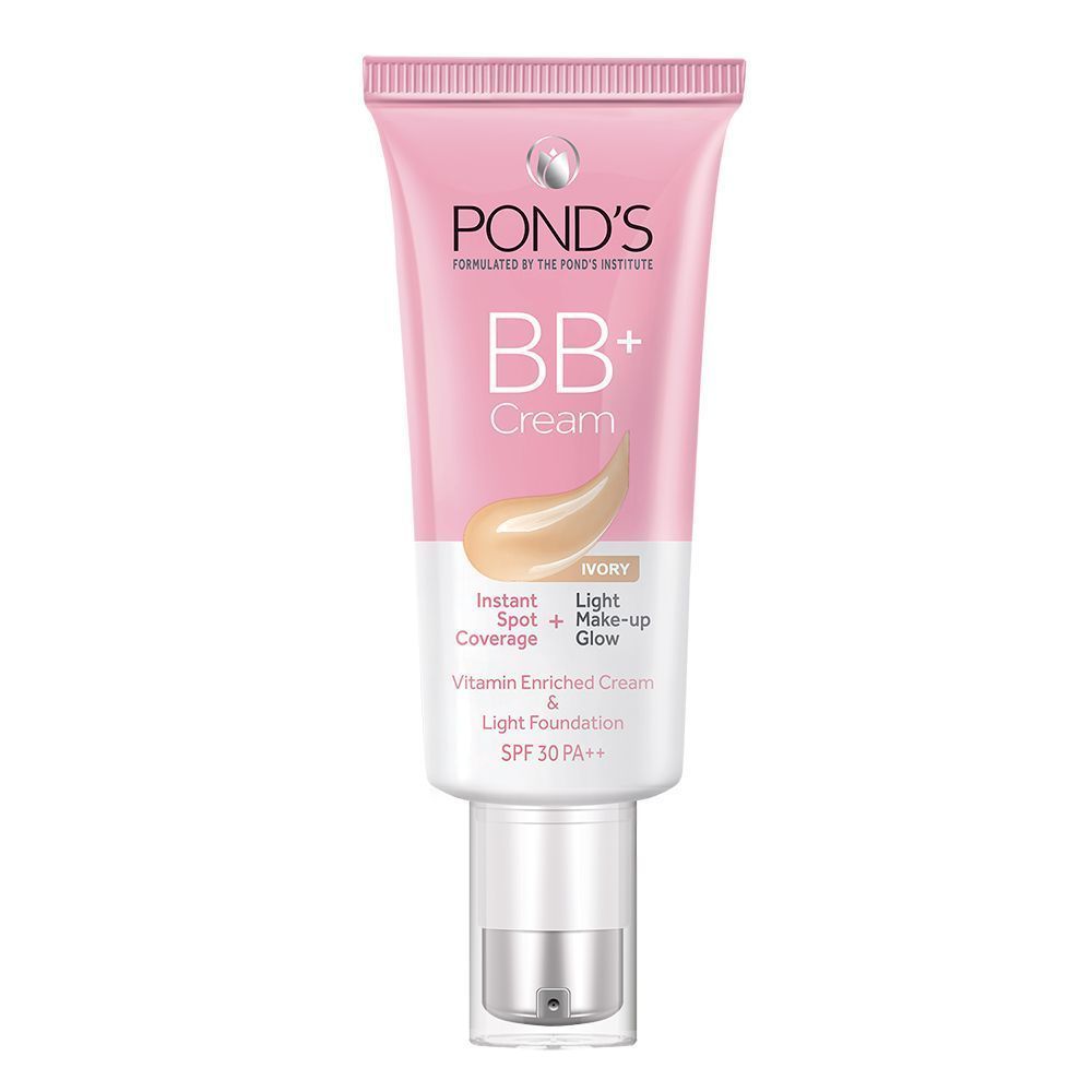Pond’s BB+ Cream Instant Spot Coverage + Light Make-up Glow Ivory -SPF 30 PA++, 30g Buy at Indicrest Image 2