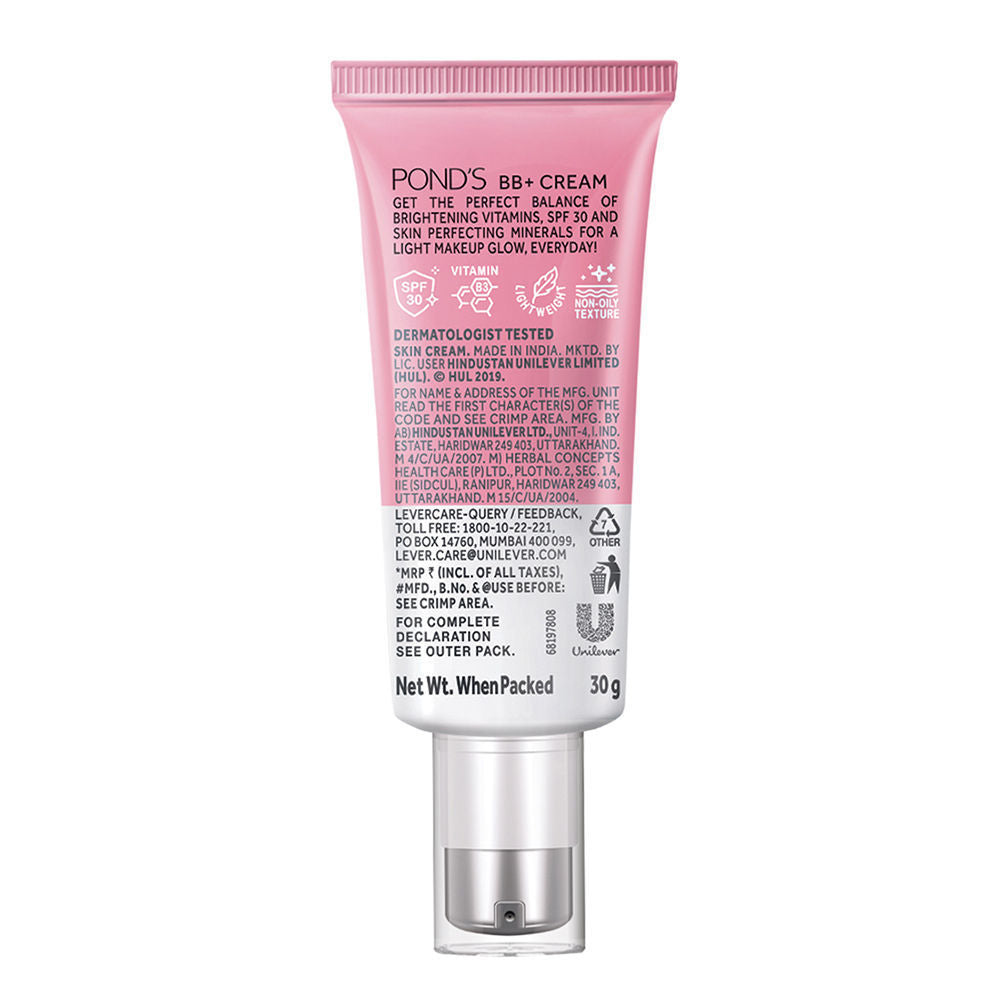 Pond’s BB+ Cream Instant Spot Coverage + Light Make-up Glow Ivory -SPF 30 PA++, 30g Buy at Indicrest Image 3