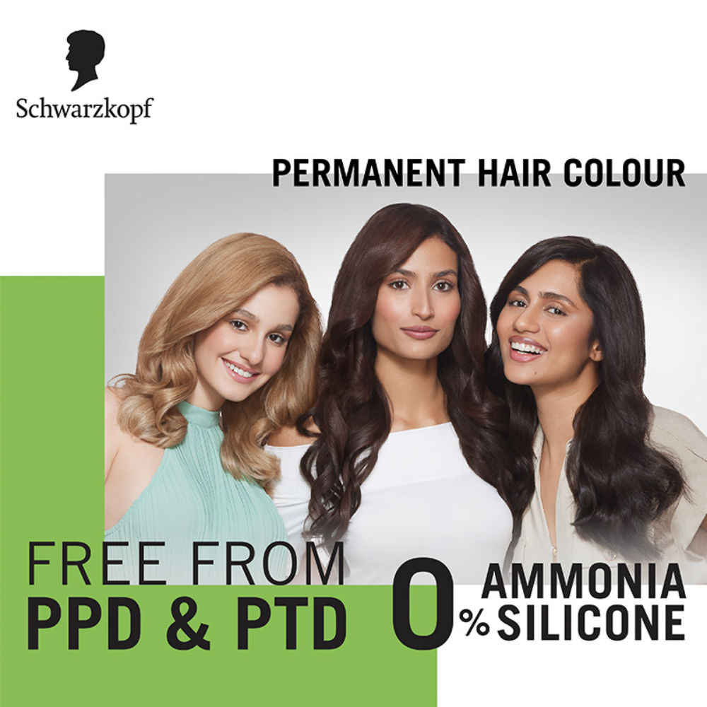 Schwarzkopf Black Hair Color Combo - 1 (Permanent + Touch Up), 2 pieces Buy at Indicrest Image 11