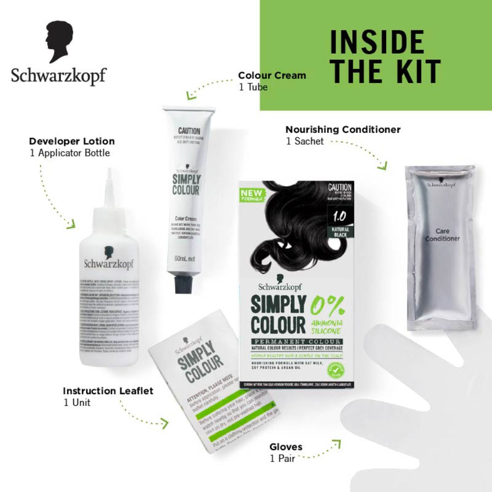 Schwarzkopf Black Hair Color Combo - 1 (Permanent + Touch Up), 2 pieces Buy at Indicrest Image 15