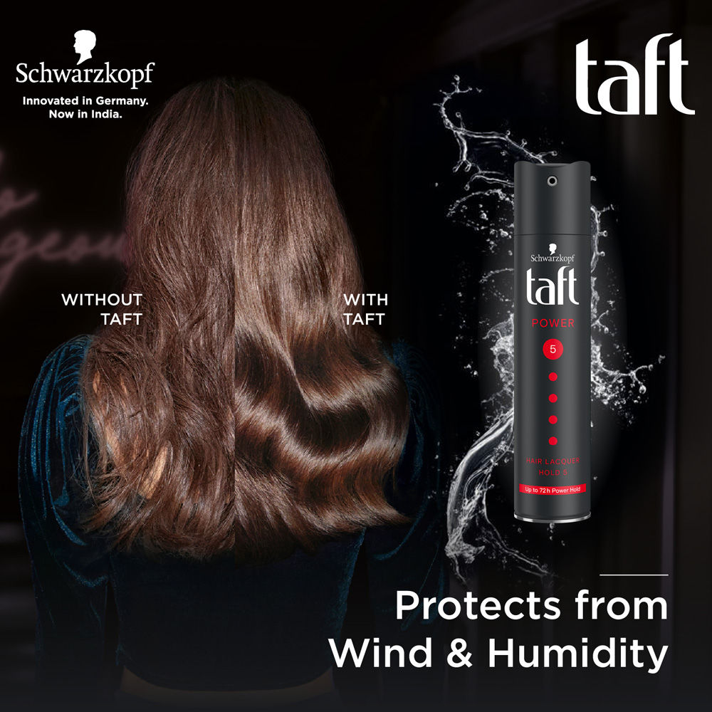 Schwarzkopf Taft Power Hair Lacquer Mega Strong Hold 5 (Value Pack of 2), 2 pieces Buy at Indicrest Image 7