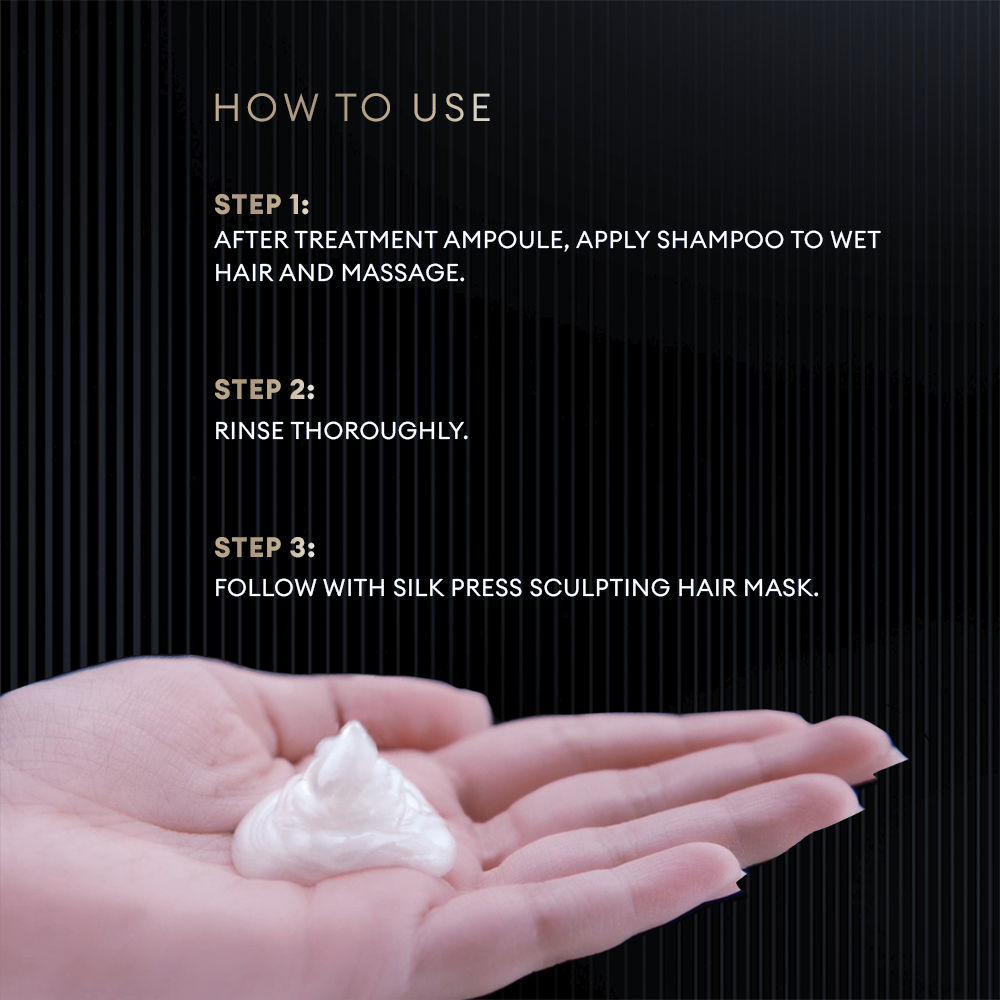 TRESemme Silk Press Sulfate Free Shampoo with Amino Peptides for Smooth & Straight Hair, 375ml Buy at Indicrest Image 7