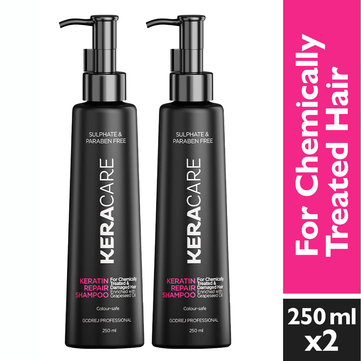 Godrej Professional Keracare Keratin Damage Repair Shampoo 250mlx2 Buy at Indicrest