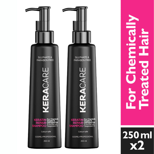 Godrej Professional Keracare Keratin Damage Repair Shampoo 250mlx2 Buy at Indicrest