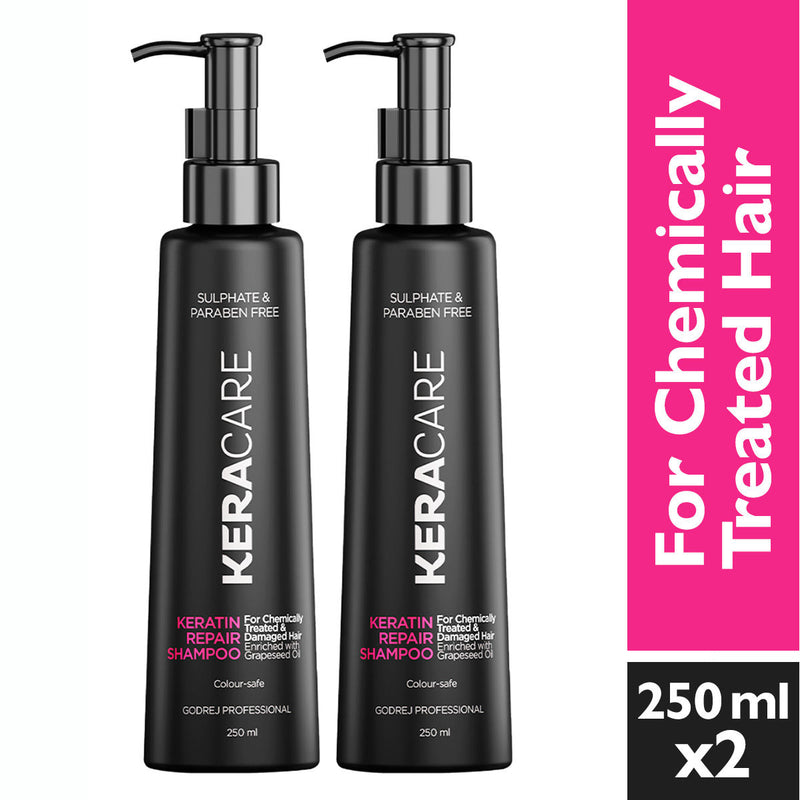Godrej Professional Keracare Keratin Damage Repair Shampoo 250mlx2 Buy at Indicrest