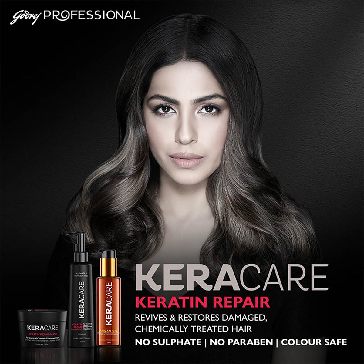 Godrej Professional Keracare Keratin Damage Repair Shampoo 250mlx2 Buy at Indicrest Image 6