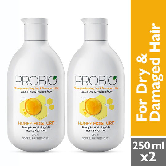 Godrej Professional Probio Honey Moist Shampoo, 250mlx2 Buy at Indicrest