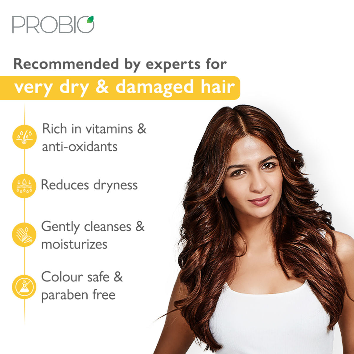 Godrej Professional Probio Honey Moist Shampoo, 250mlx2 Buy at Indicrest Image 2