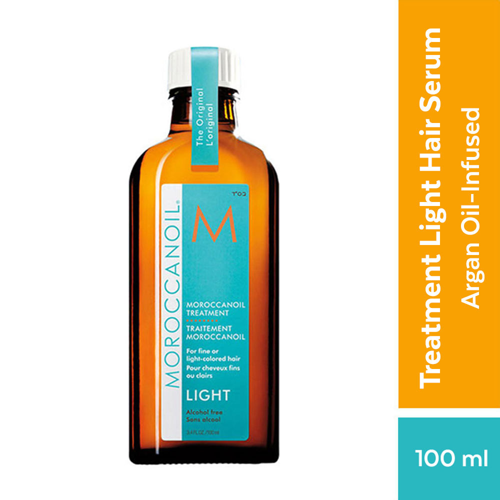 Moroccanoil Treatment Light Hair Oil | Argan Oil | Smooths, Nourishes & Boosts Shine for Fine/Light Hair, 100ml, Buy from Indicrest