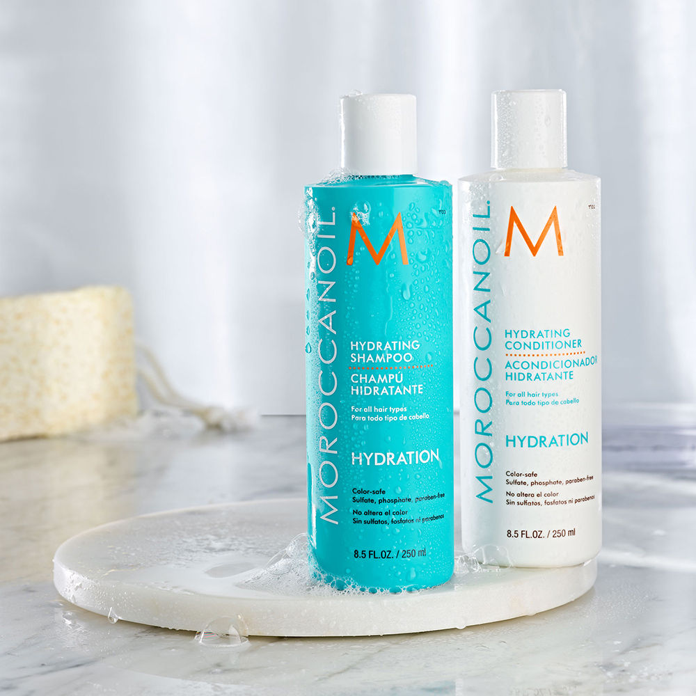 Moroccanoil Hydrating Conditioner | Argan Oil, Vitamin A+E, Red Algae | Daily Use For All Hair Types, 250ml