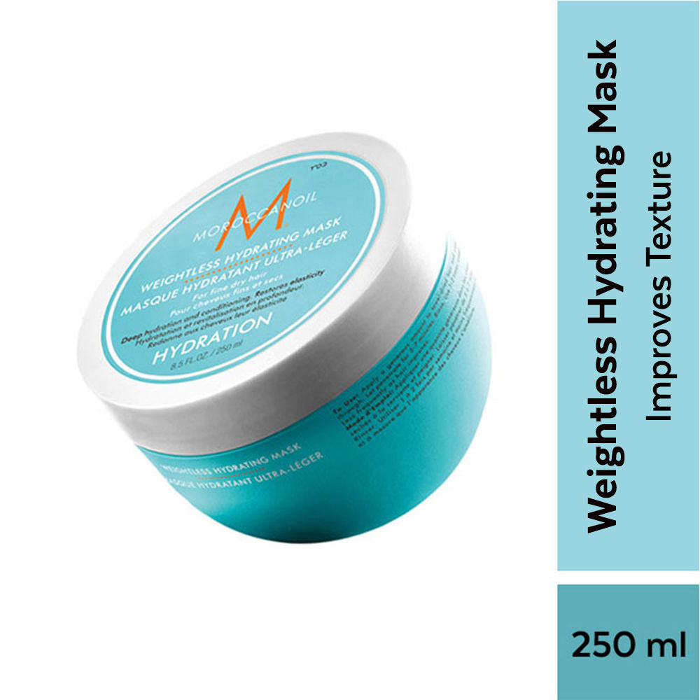 MOROCCANOIL Weightless Hydrating Mask with with Argan Oil Shea Butter For Fine Dry Hair, 250ml, Buy from Indicrest