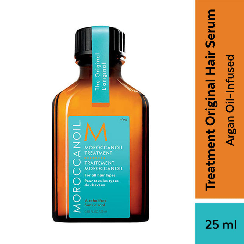 Moroccanoil Treatment Original Hair Oil | Argan Oil | Boosts Shine, Smoothness, Nourishes for All Hair, 25ml, Buy from Indicrest
