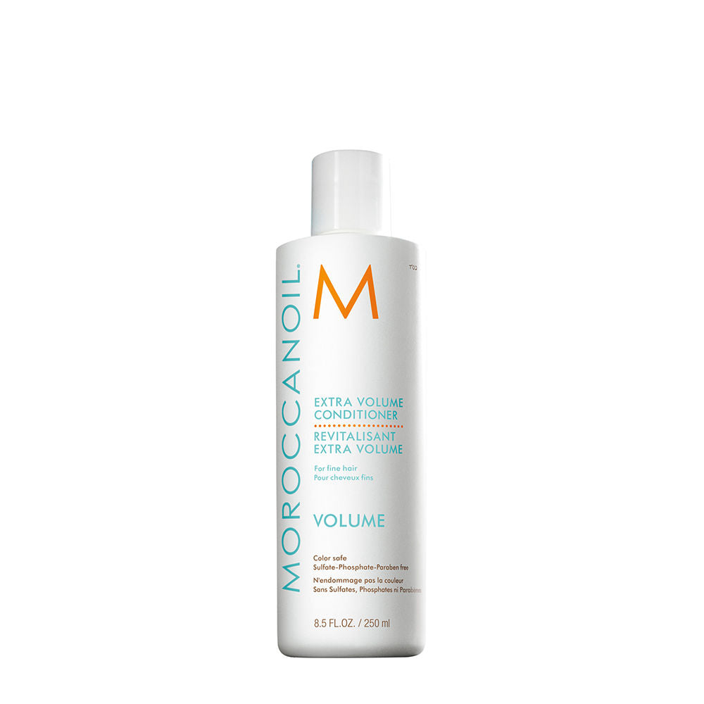 Moroccanoil Extra Volume Conditioner for Fine Hair | Argan Oil & Linden Bud | Adds Volume & Shine, 250ml
