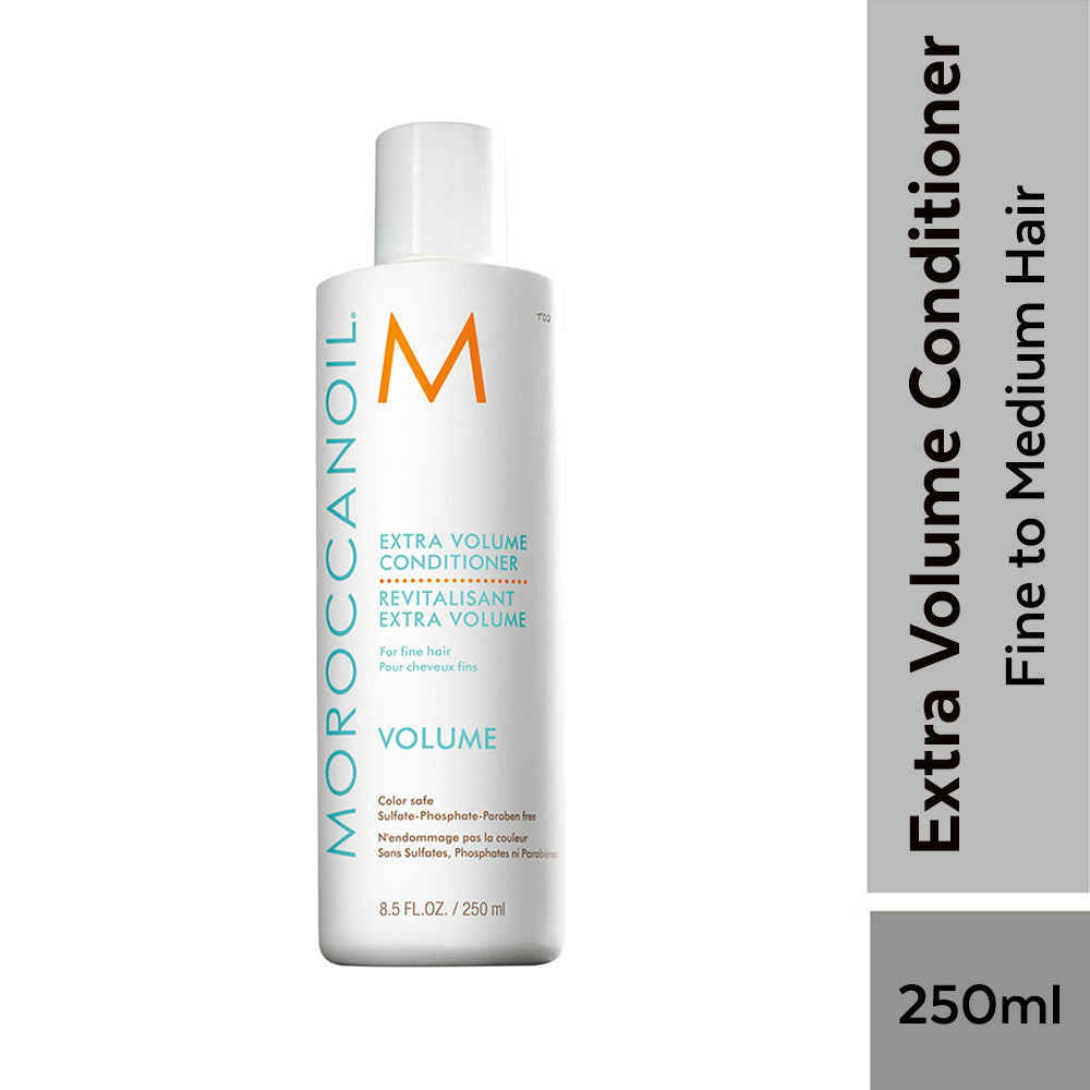 Moroccanoil Extra Volume Conditioner for Fine Hair | Argan Oil & Linden Bud | Adds Volume & Shine, 250ml, Buy from Indicrest