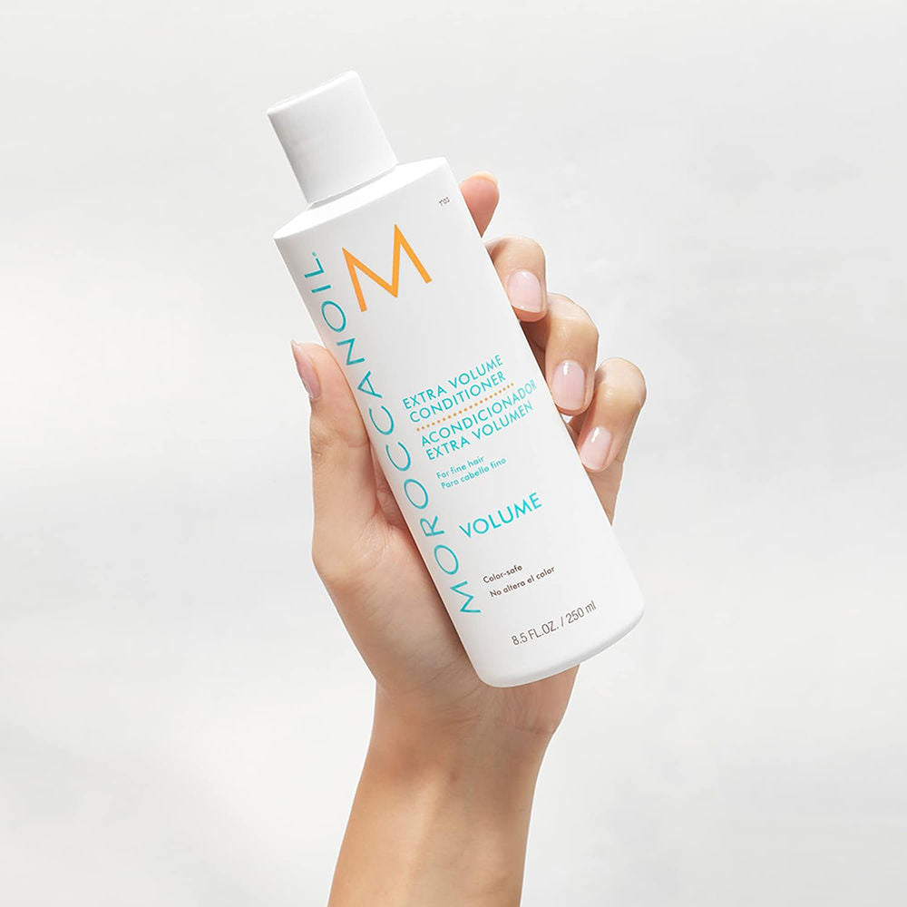 Moroccanoil Extra Volume Conditioner for Fine Hair | Argan Oil & Linden Bud | Adds Volume & Shine, 250ml