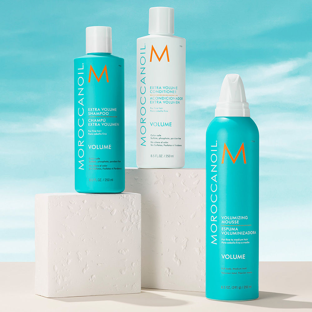 Moroccanoil Extra Volume Conditioner for Fine Hair | Argan Oil & Linden Bud | Adds Volume & Shine, 250ml