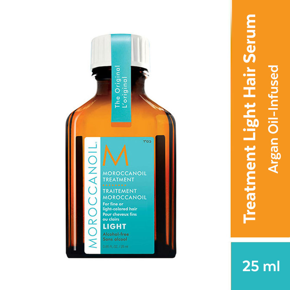 Moroccanoil Treatment Light Hair Oil | Argan Oil | Smooths, Nourishes & Boosts Shine for Fine/Light Hair, 25ml, Buy from Indicrest
