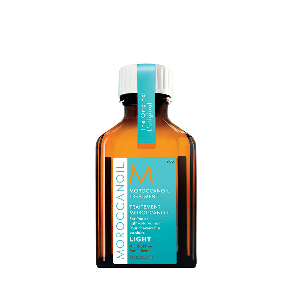 Moroccanoil Treatment Light Hair Oil | Argan Oil | Smooths, Nourishes & Boosts Shine for Fine/Light Hair, 25ml