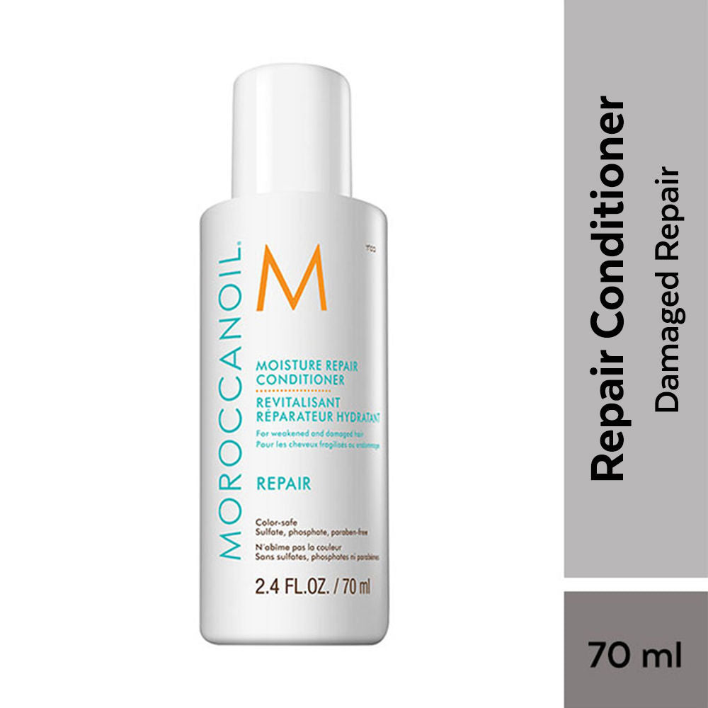 Moroccanoil Moisture Repair Conditioner | Argan Oil & Keratin | Repairs & Strengthens Damaged Hair, 70ml, Buy from Indicrest