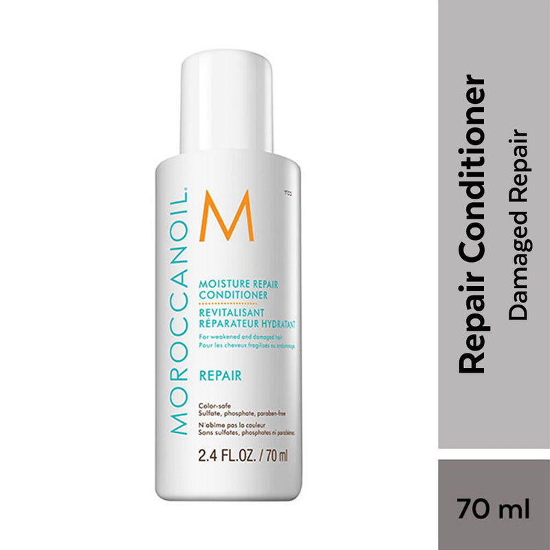 Moroccanoil Moisture Repair Conditioner | Argan Oil & Keratin | Repairs & Strengthens Damaged Hair, 70ml, Buy from Indicrest