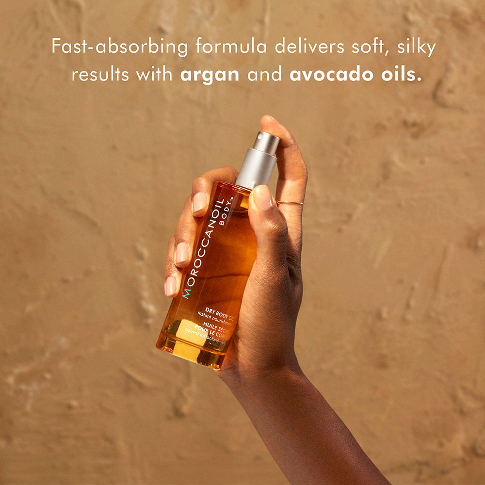 Moroccanoil Dry Body Oil | Argan, Olive & Avocado Oils | Lightweight Hydration Moisturizes Revives Skin, 100ml