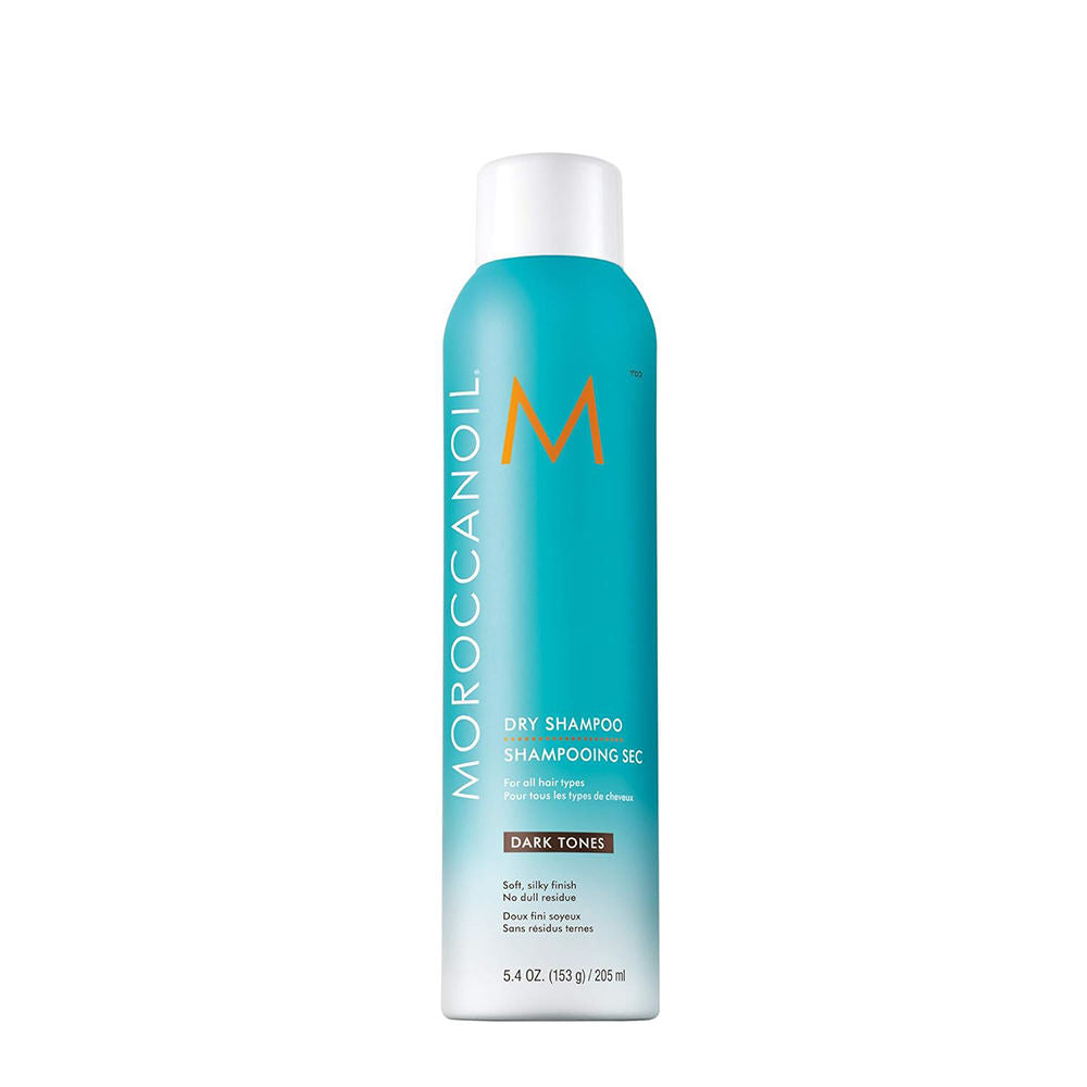 Moroccanoil Dry Shampoo Dark Tones | Argan Oil & Rice Starch | No Residue, Refreshes Brunette Hair, 217ml