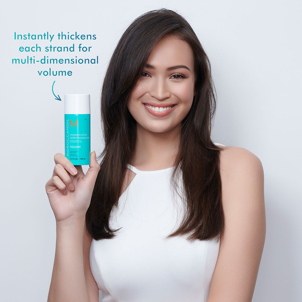 Moroccanoil Thickening Lotion Blend of Vitamins,Argan Oil Fuller Look For Fine to Medium Hair, 100ml