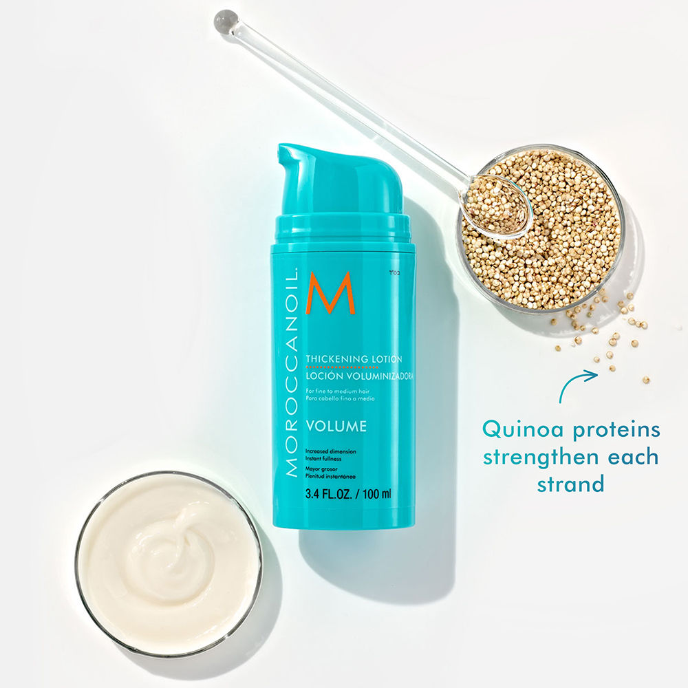 Moroccanoil Thickening Lotion Blend of Vitamins,Argan Oil Fuller Look For Fine to Medium Hair, 100ml