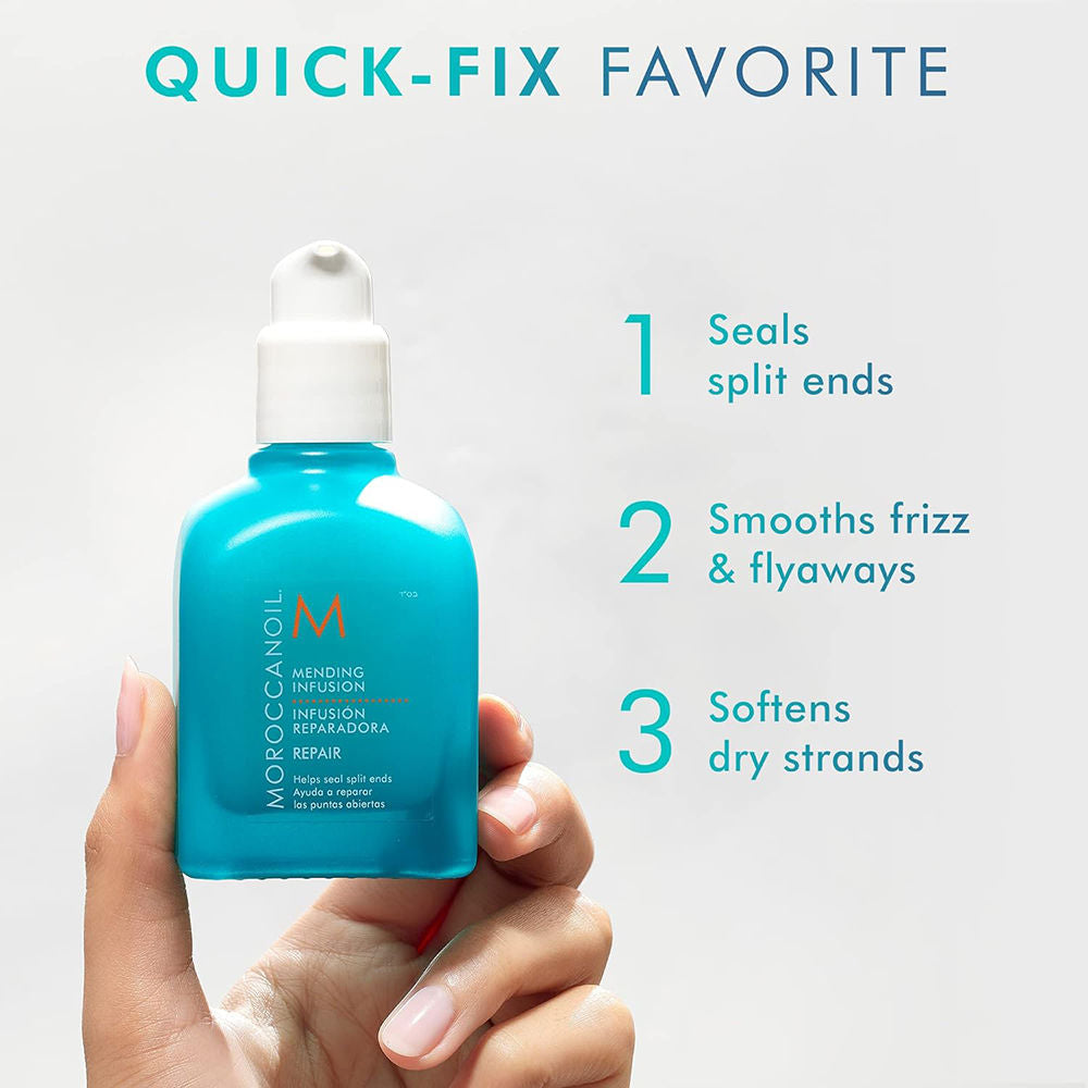 Moroccanoil Mending Infusion with Argan Oil Leave-in Finishing Serum to Help Seal Split Ends, 75ml