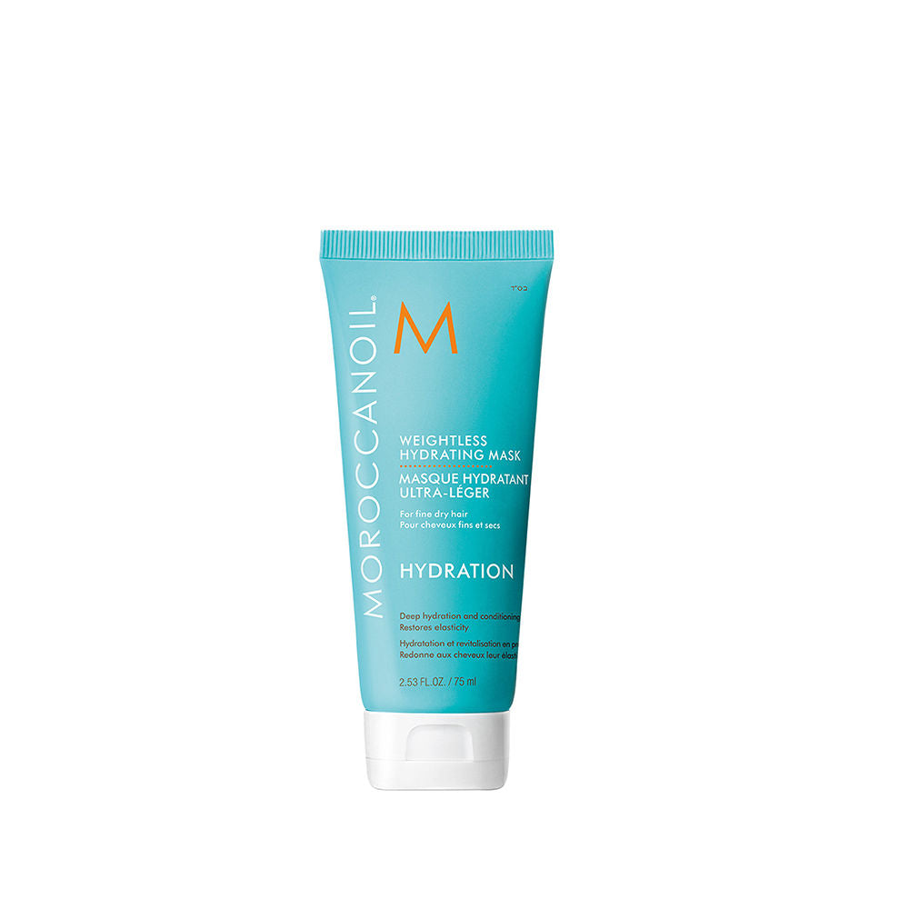 Moroccanoil Weightless Hydrating Mask | Argan Oil | Hydrates, Deep Moisture & Shine for Fine, Dry Hair, 75ml