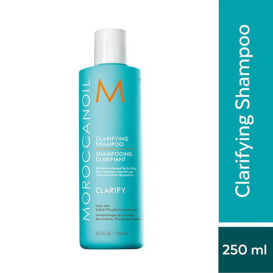 Moroccanoil Clarifying Shampoo | Argan & Avocado Oils | Removes Buildup for Clean, Weightless Hair, 250ml, Buy from Indicrest