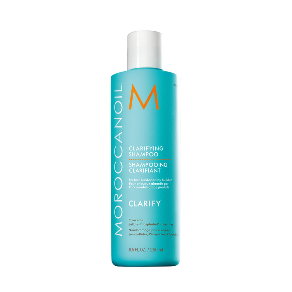 Moroccanoil Clarifying Shampoo | Argan & Avocado Oils | Removes Buildup for Clean, Weightless Hair, 250ml