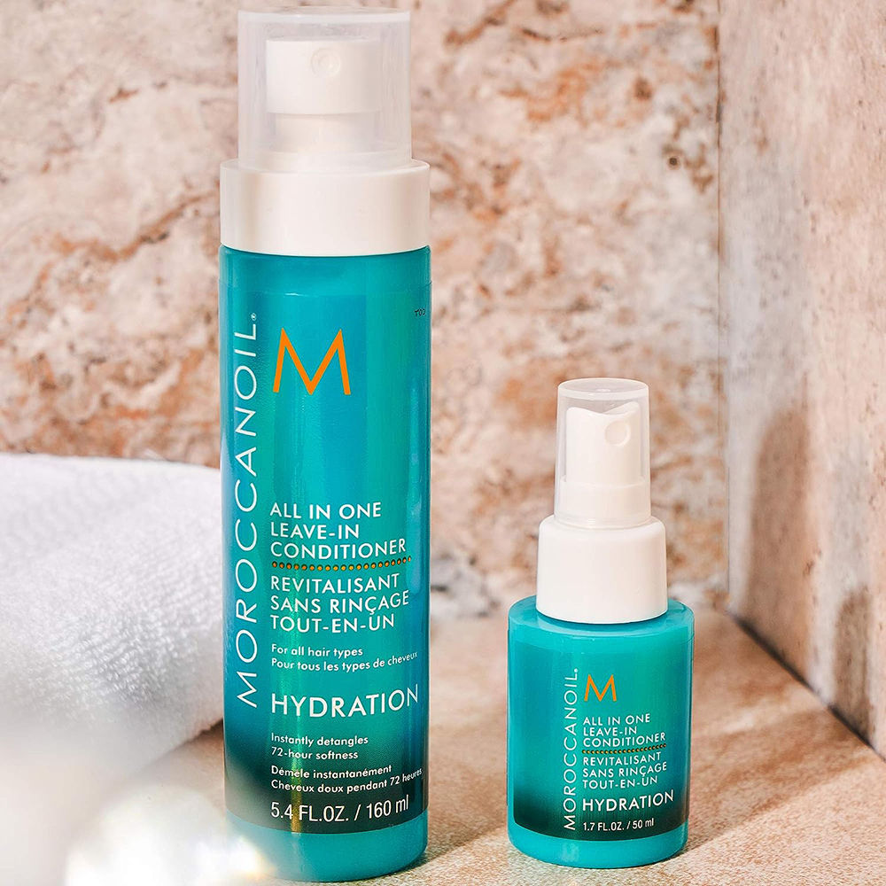 Moroccanoil All in One Leave-in Conditioner | Argan Oil & Amino Acids | Detangles Hydrates for All Hair, 50ml