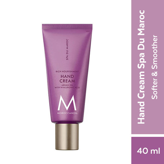 Moroccanoil Hand Cream Spa du Maroc | Argan Oil+Hyaluronic Acid | Deep Hydration Fast-Absorbing Moisture, 40ml, Buy from Indicrest