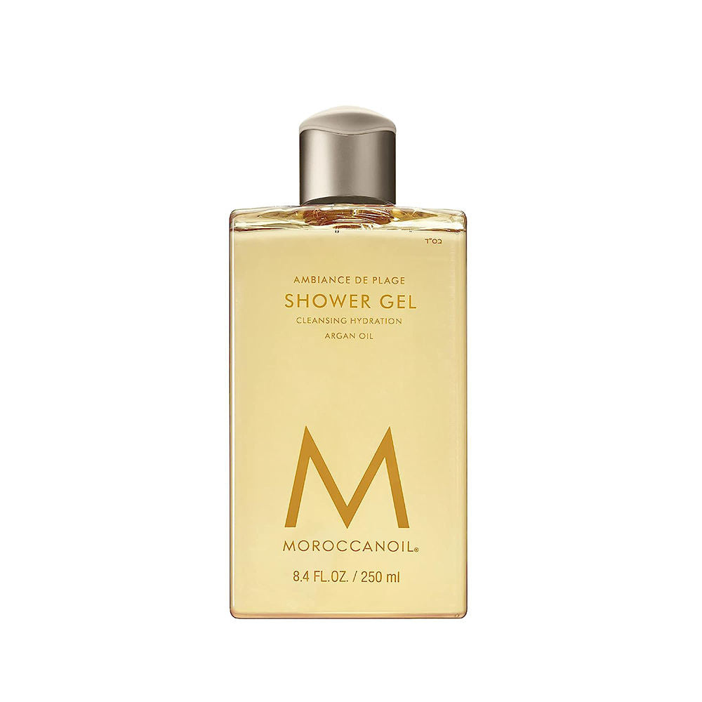 Moroccanoil Shower Gel Ambiance de Plage | Argan Oil | Hydrates & Softens with Gardenia & Coconut, 250ml