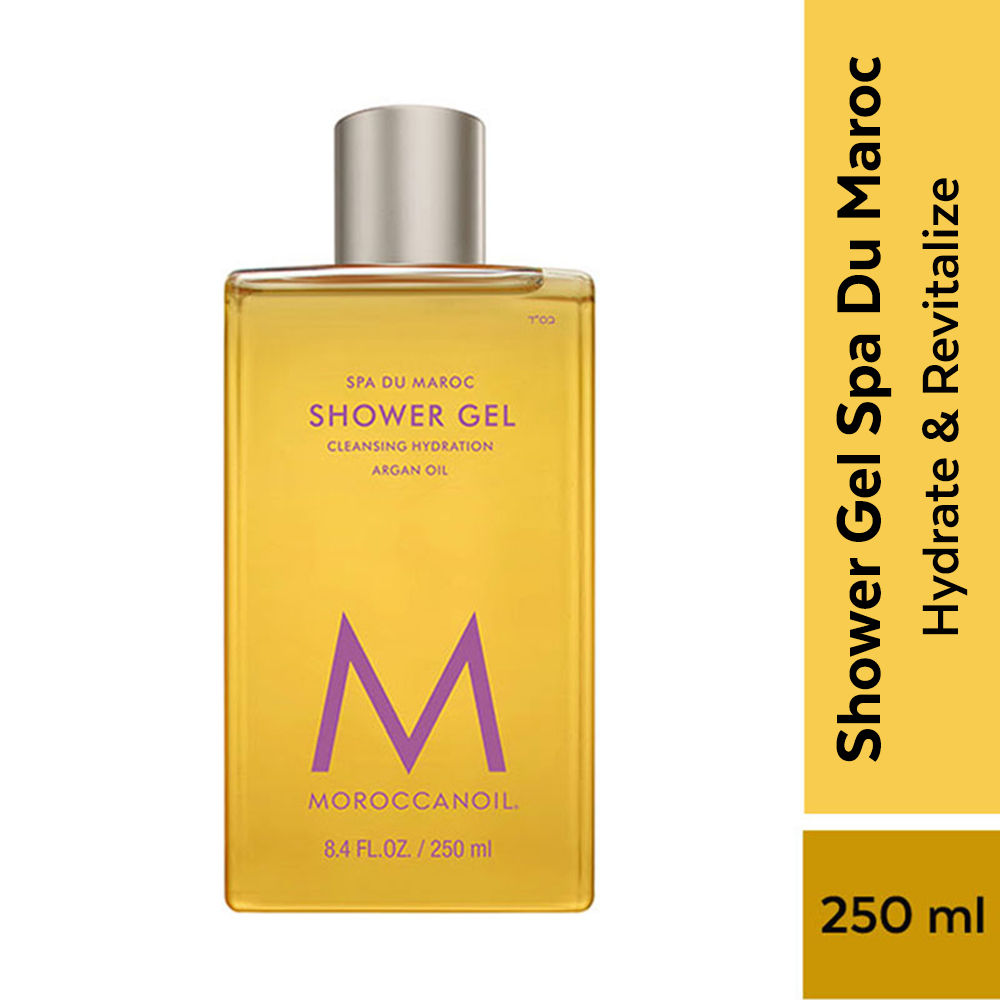 Moroccanoil Shower Gel Spa Du Maroc | Argan Oil | Nourishing, Hydrates & Revitalizes Soft, Glowing Skin, 250ml, Buy from Indicrest
