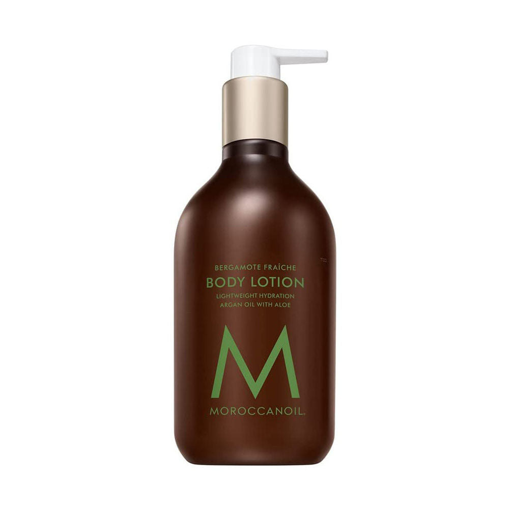 Moroccanoil Body Lotion Bergamote Fraiche | Argan & Primrose Oils | Refreshing Citrus Hydration Skin, 360ml