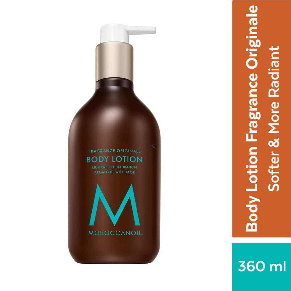 Moroccanoil Body Lotion Fragrance Originale | Argan Oil-Infused, Aloe Fast-Absorbing Moisturizer, 360ml, Buy from Indicrest