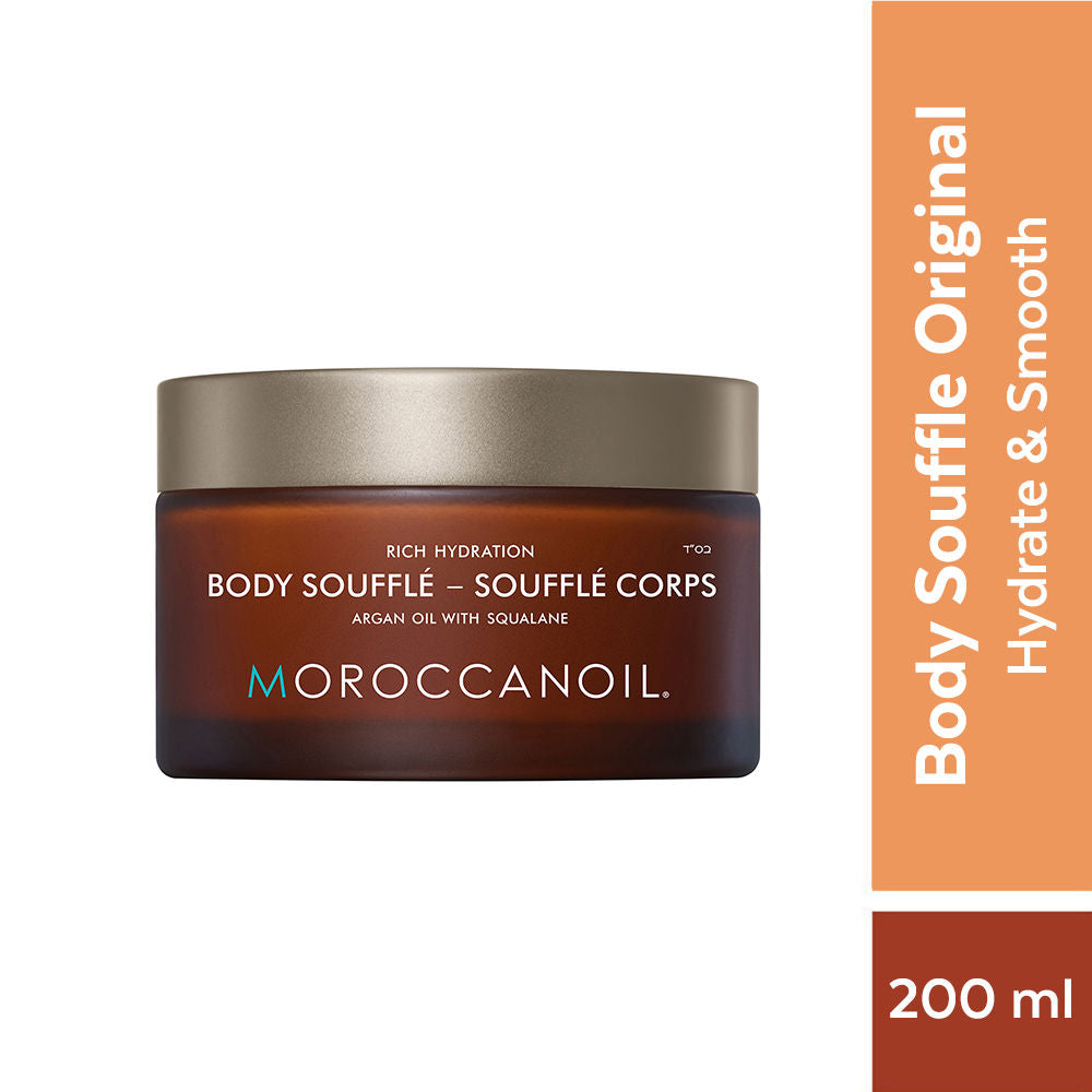 Moroccanoil Body Souffle | Argan Avocado&Squalane | Rich Hydration Soft, Smooth For All Skin Types, 200ml, Buy from Indicrest