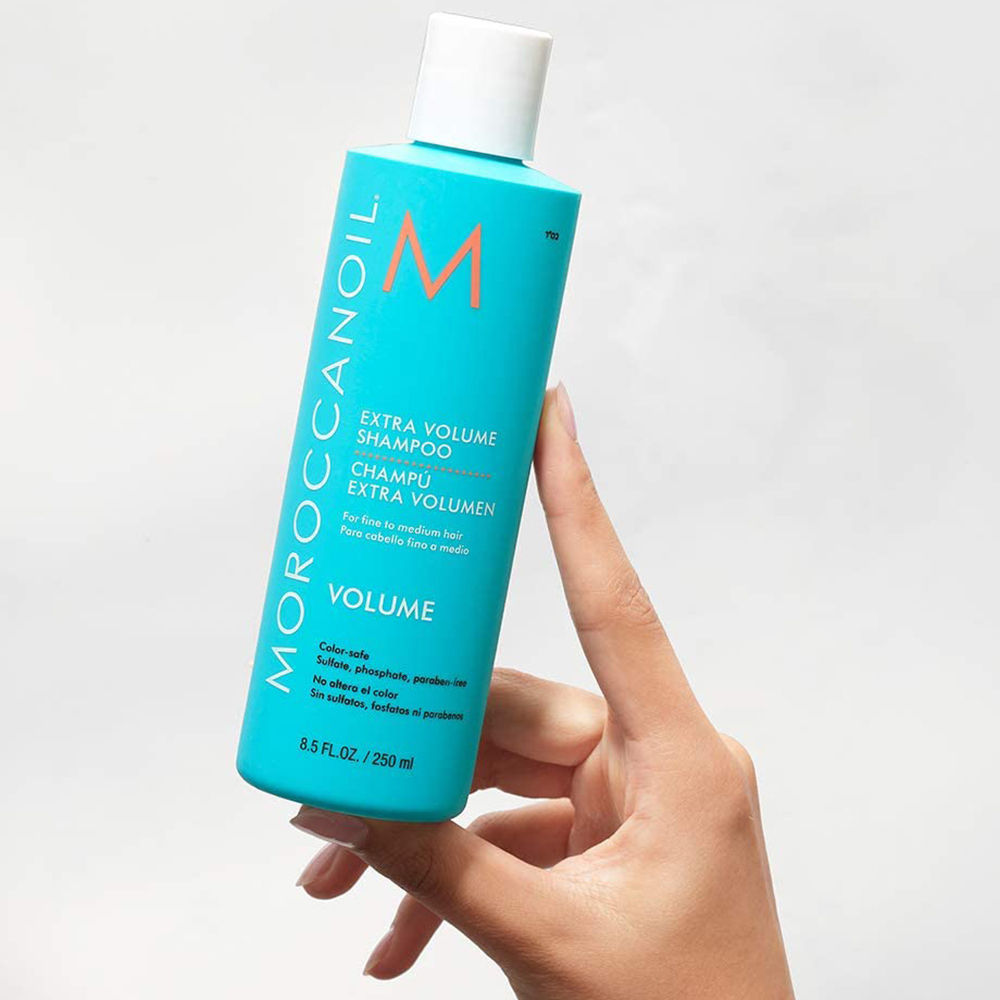 Moroccanoil Extra Volume Shampoo | Argan Oil & Linden Bud | Boosts Shine & Volume For Fine, Limp Hair, 250ml