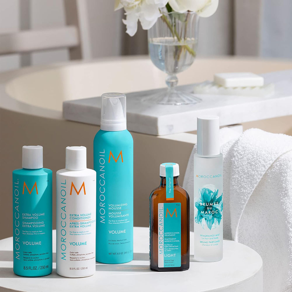 Moroccanoil Extra Volume Shampoo | Argan Oil & Linden Bud | Boosts Shine & Volume For Fine, Limp Hair, 250ml
