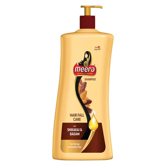 Meera Hairfall Care Shampoo, With Goodness Of Badam and Shikakai, 650ml