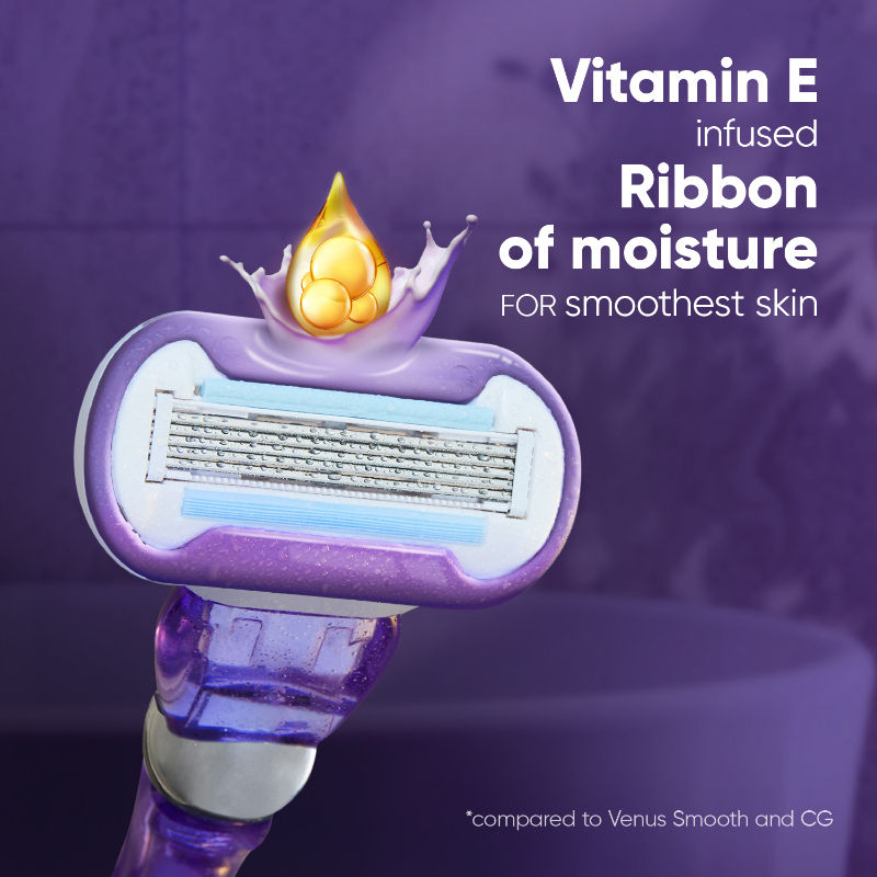 Gillette Venus Smooth Curves Hair Removal Razor Blades Buy at Indicrest Image 4