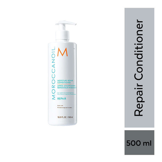 Moroccanoil Moisture Repair Conditioner | Argan Oil & Keratin | Repairs & Strengthens Damaged Hair, 500ml, Buy from Indicrest